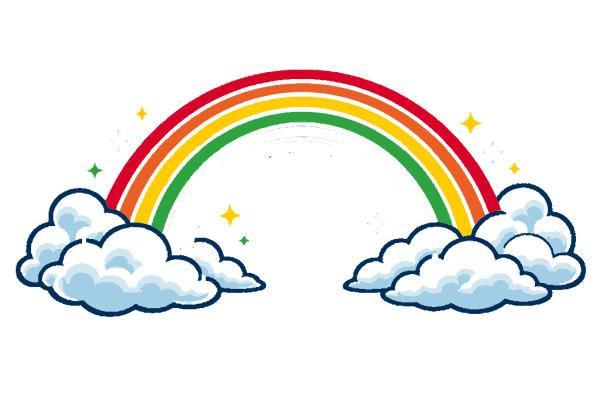 rainbow: example finished result