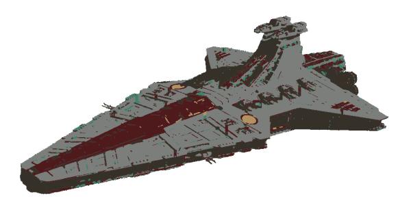 Venator Class Destroyer: example finished result