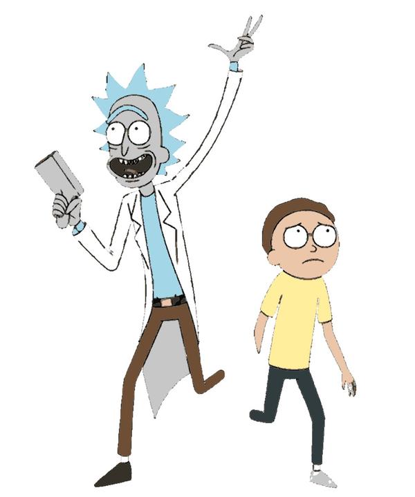 Ugh Wrong Dimension Rick: example finished result