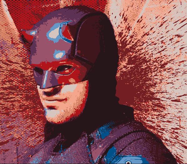 Daredevil Splatter: example finished result