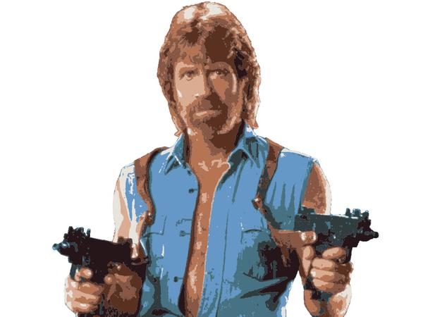 Chuck Norris: example finished result
