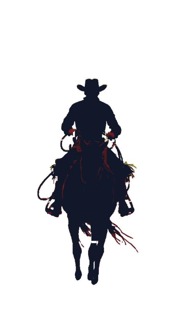 Red Dead Sunset: example finished result