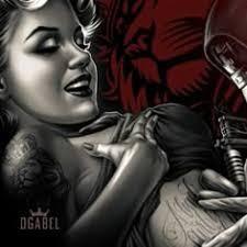 Pin-Up Woman: example finished result