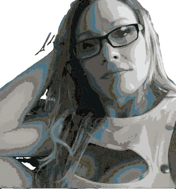 Portrait With Glasses: example finished result