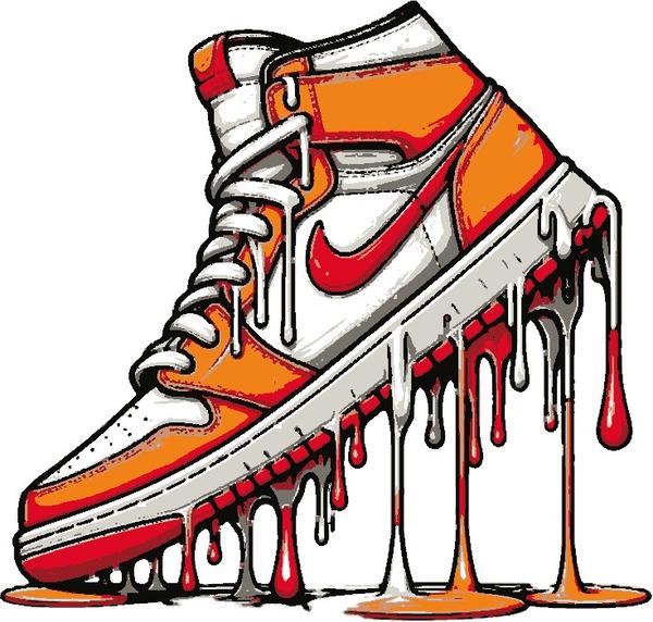 Nike Shoe: example finished result